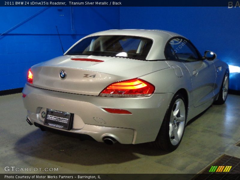 Titanium Silver Metallic / Black 2011 BMW Z4 sDrive35is Roadster