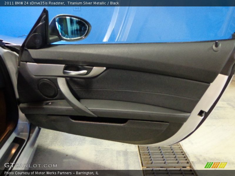 Titanium Silver Metallic / Black 2011 BMW Z4 sDrive35is Roadster