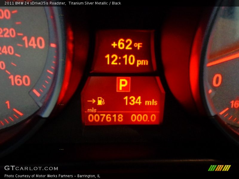Titanium Silver Metallic / Black 2011 BMW Z4 sDrive35is Roadster