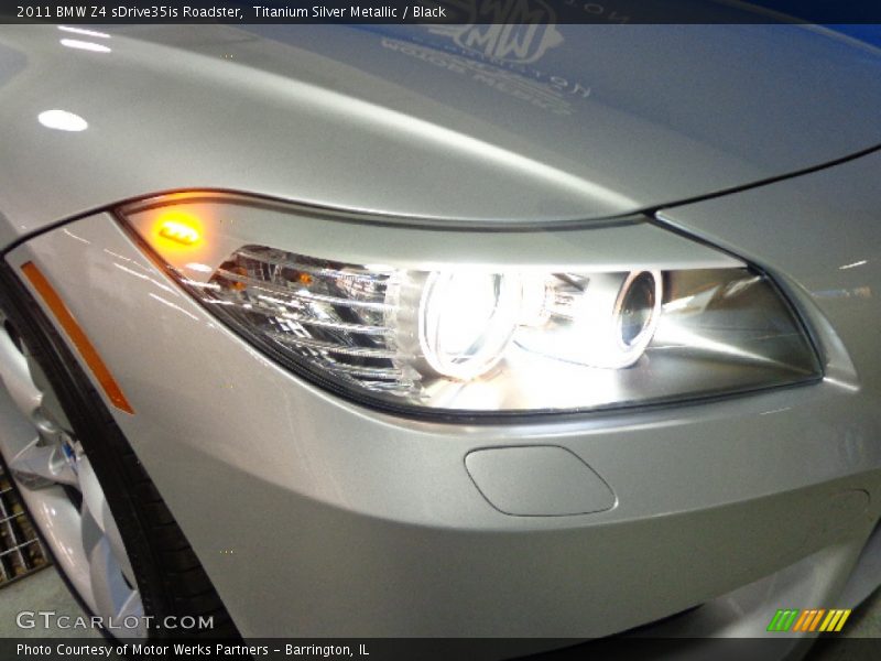 Titanium Silver Metallic / Black 2011 BMW Z4 sDrive35is Roadster