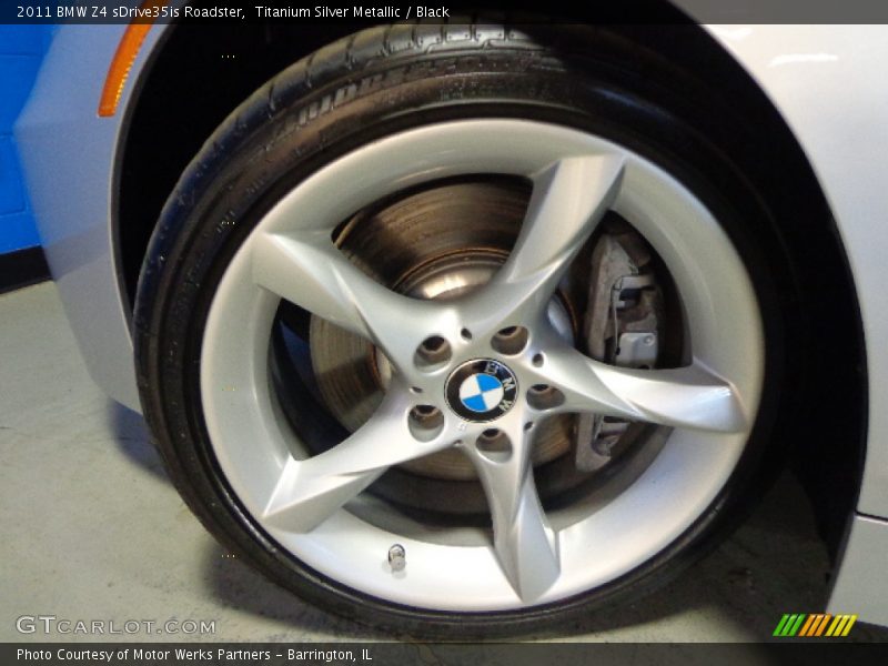 Titanium Silver Metallic / Black 2011 BMW Z4 sDrive35is Roadster