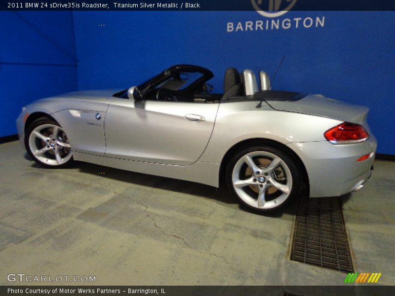 Titanium Silver Metallic / Black 2011 BMW Z4 sDrive35is Roadster