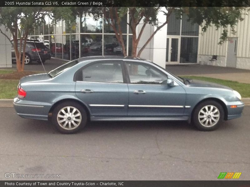 Celadon Green / Beige 2005 Hyundai Sonata GLS V6