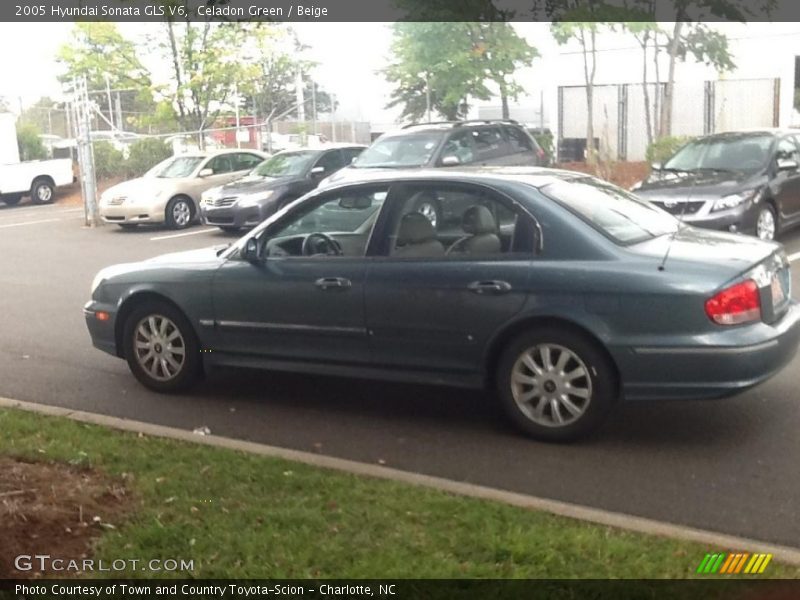 Celadon Green / Beige 2005 Hyundai Sonata GLS V6