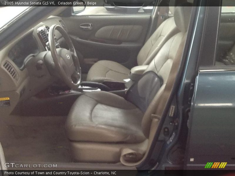 Celadon Green / Beige 2005 Hyundai Sonata GLS V6