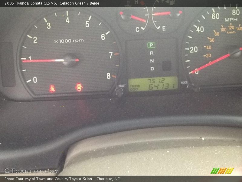 Celadon Green / Beige 2005 Hyundai Sonata GLS V6