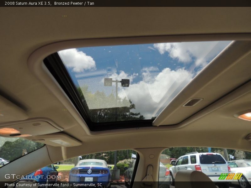 Bronzed Pewter / Tan 2008 Saturn Aura XE 3.5