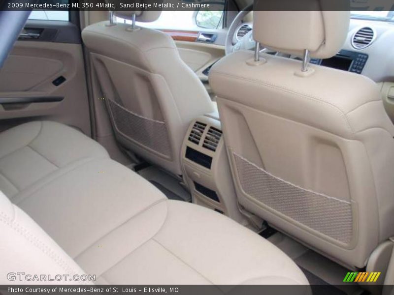 Sand Beige Metallic / Cashmere 2009 Mercedes-Benz ML 350 4Matic