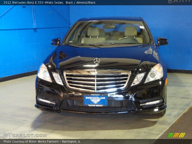 Black / Almond/Black 2012 Mercedes-Benz E 350 4Matic Sedan