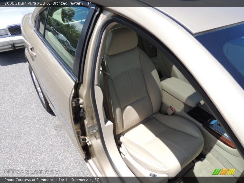 Bronzed Pewter / Tan 2008 Saturn Aura XE 3.5
