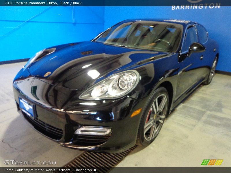 Black / Black 2010 Porsche Panamera Turbo