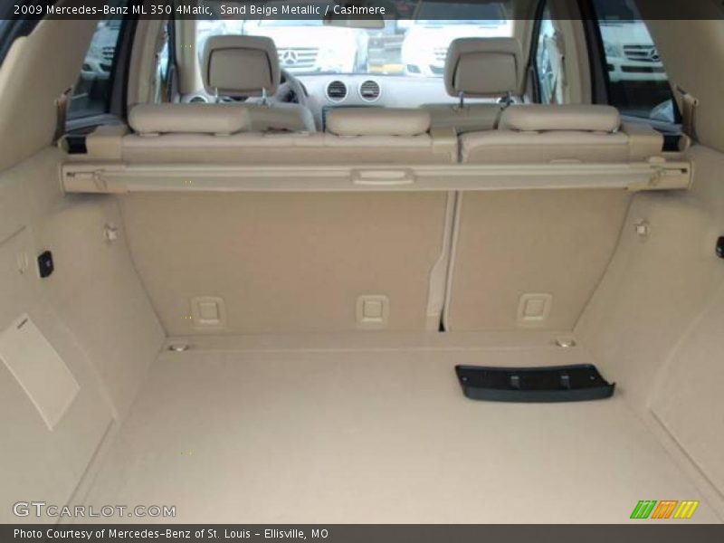 Sand Beige Metallic / Cashmere 2009 Mercedes-Benz ML 350 4Matic