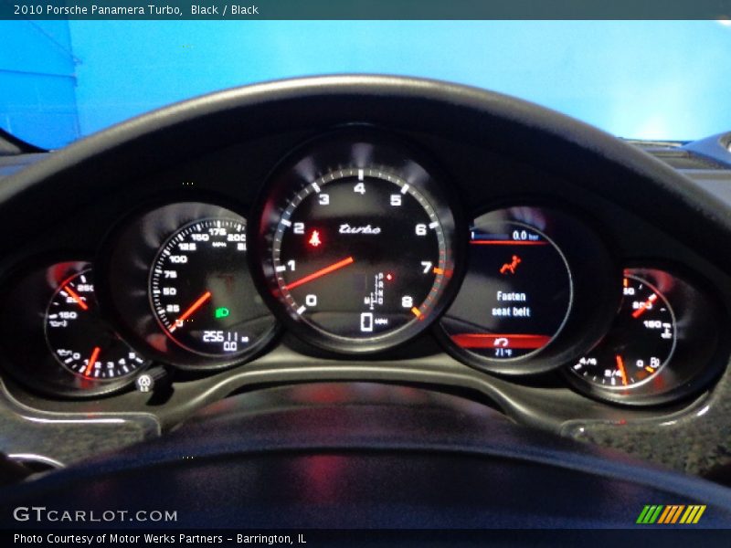 Black / Black 2010 Porsche Panamera Turbo