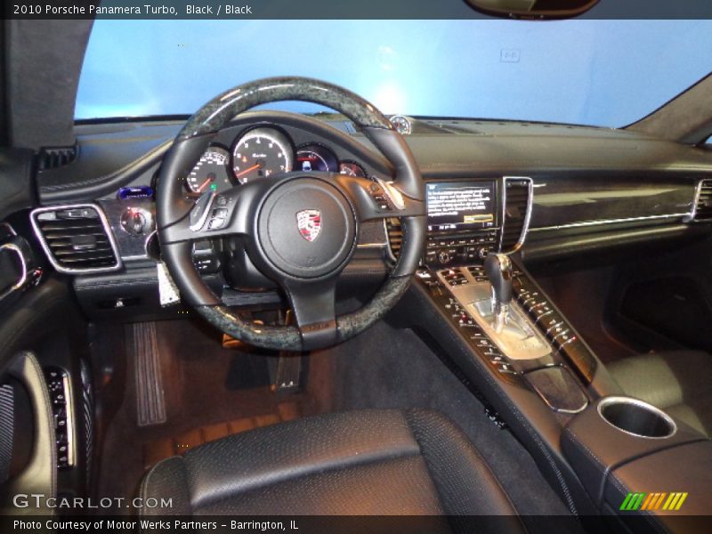 Black / Black 2010 Porsche Panamera Turbo