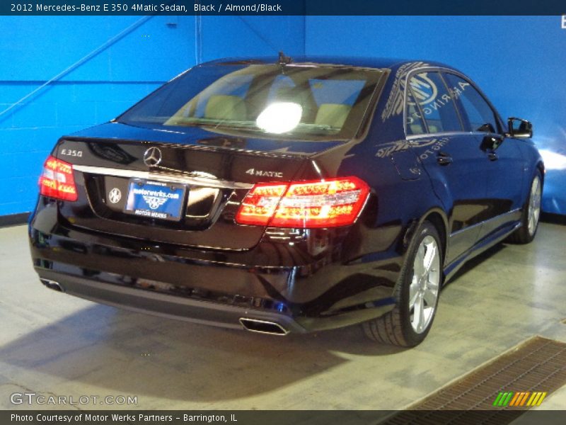 Black / Almond/Black 2012 Mercedes-Benz E 350 4Matic Sedan