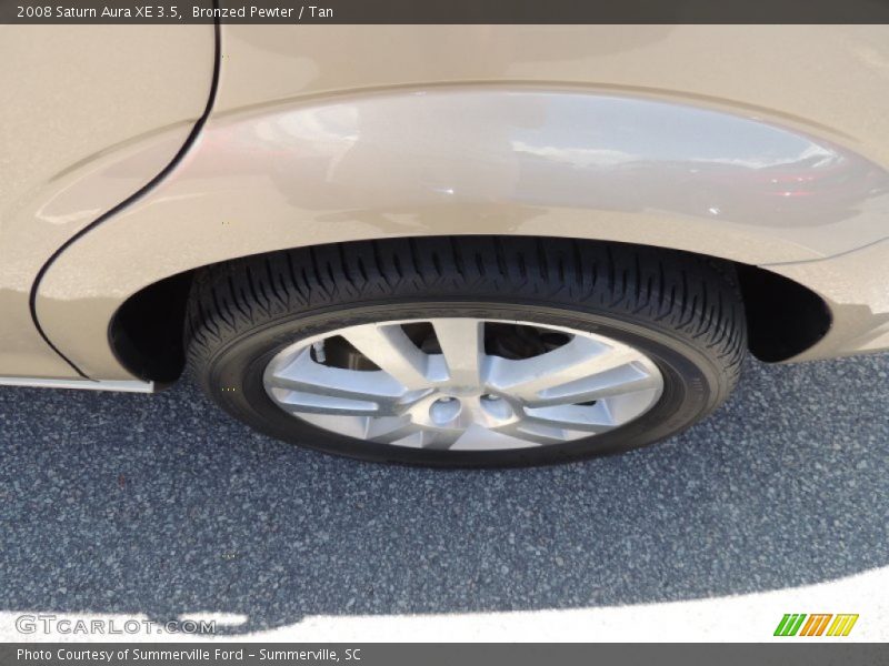 Bronzed Pewter / Tan 2008 Saturn Aura XE 3.5