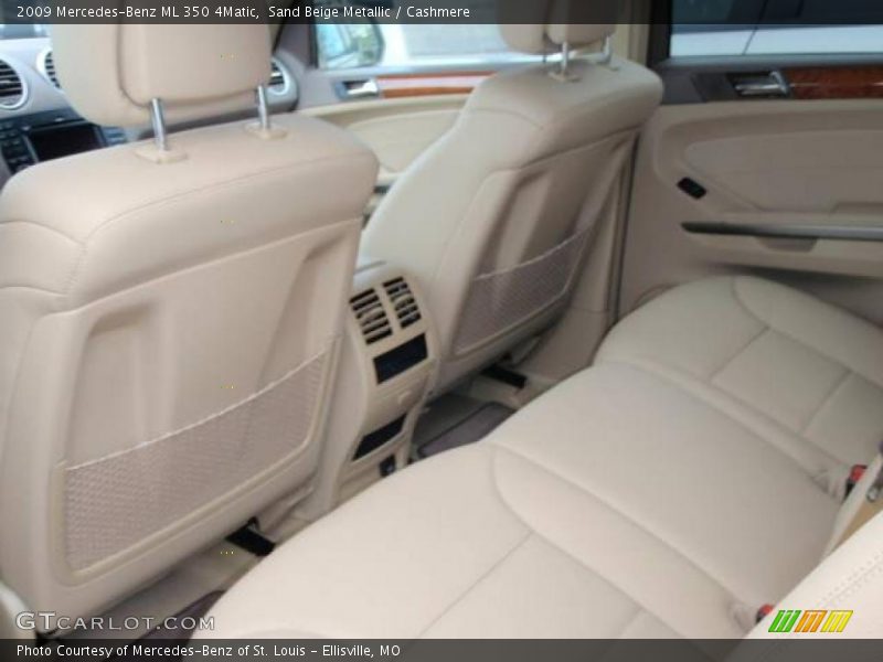 Sand Beige Metallic / Cashmere 2009 Mercedes-Benz ML 350 4Matic