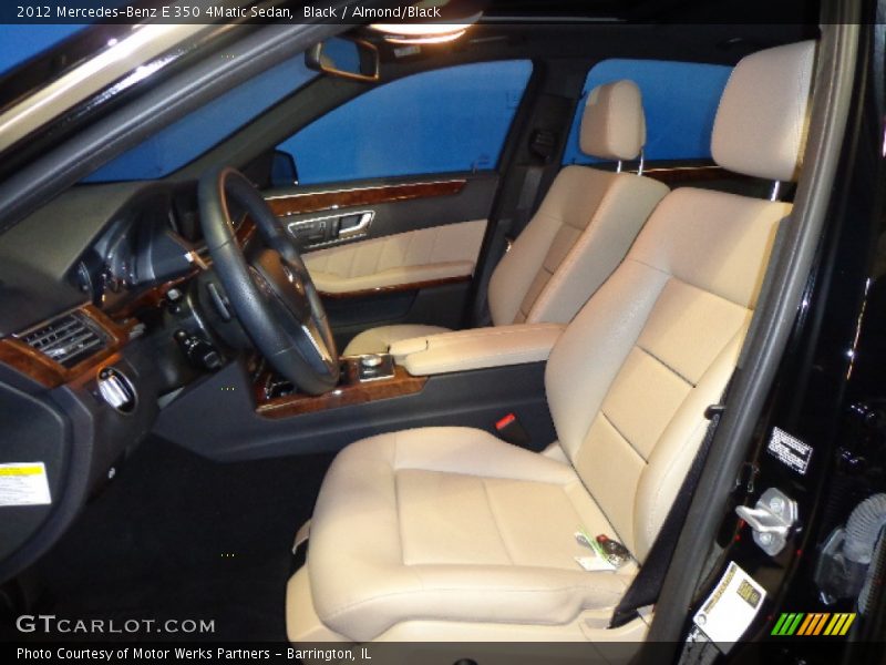 Black / Almond/Black 2012 Mercedes-Benz E 350 4Matic Sedan