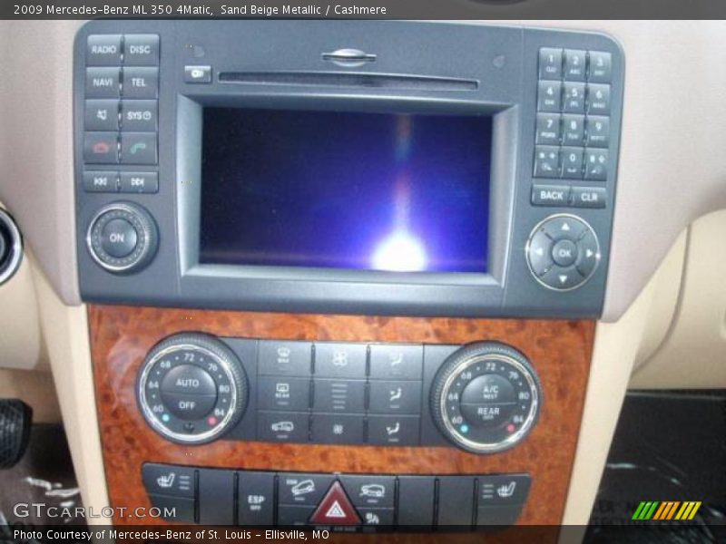 Sand Beige Metallic / Cashmere 2009 Mercedes-Benz ML 350 4Matic