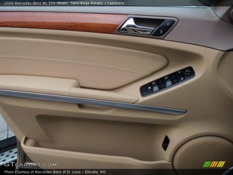 Sand Beige Metallic / Cashmere 2009 Mercedes-Benz ML 350 4Matic