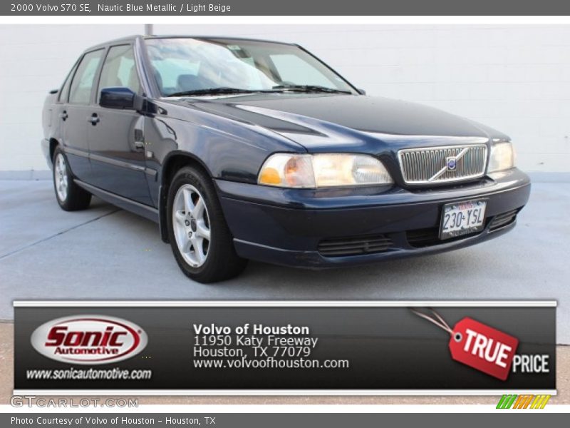 Nautic Blue Metallic / Light Beige 2000 Volvo S70 SE
