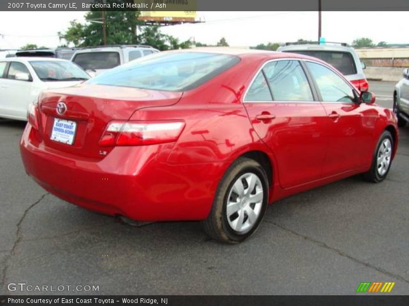 Barcelona Red Metallic / Ash 2007 Toyota Camry LE