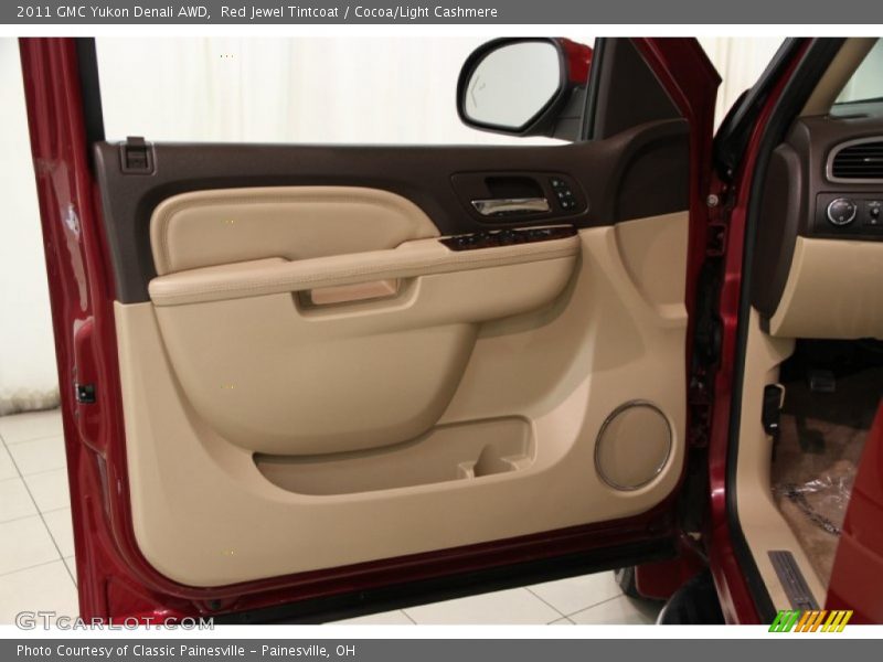 Red Jewel Tintcoat / Cocoa/Light Cashmere 2011 GMC Yukon Denali AWD