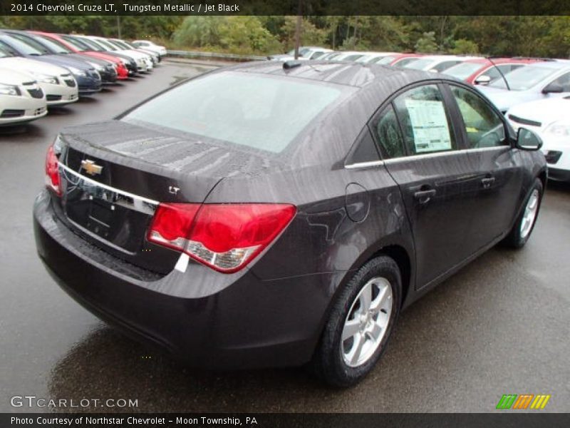 Tungsten Metallic / Jet Black 2014 Chevrolet Cruze LT