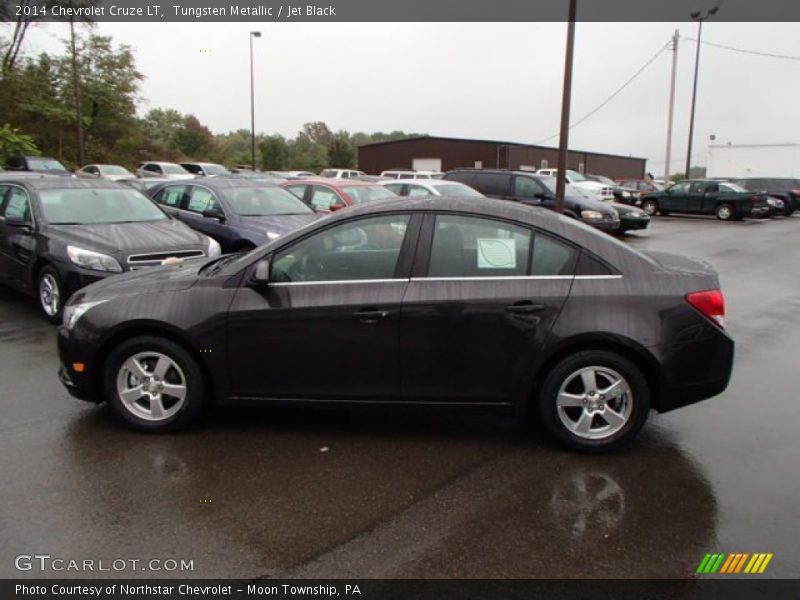 Tungsten Metallic / Jet Black 2014 Chevrolet Cruze LT