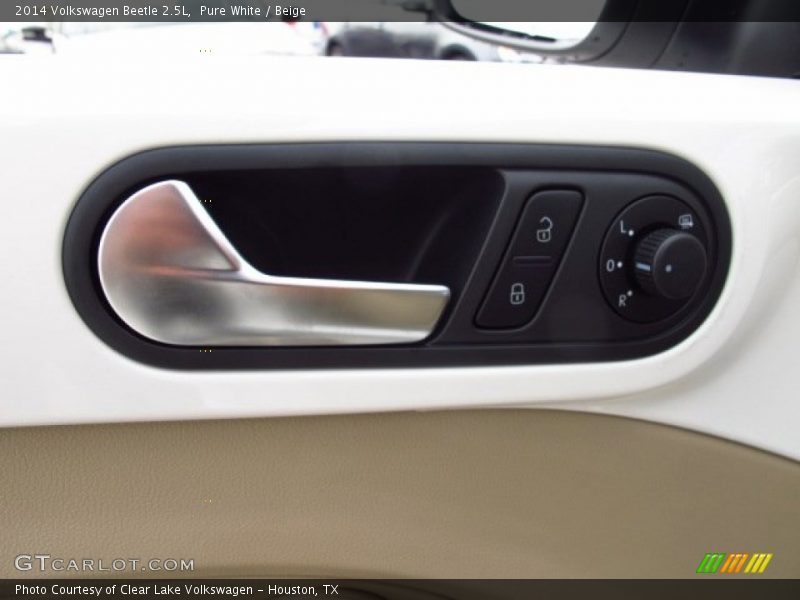Pure White / Beige 2014 Volkswagen Beetle 2.5L