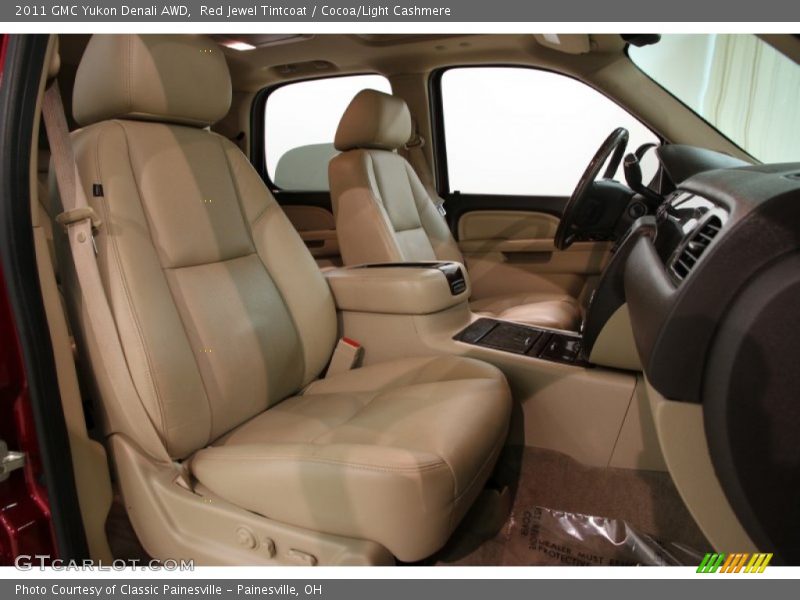Red Jewel Tintcoat / Cocoa/Light Cashmere 2011 GMC Yukon Denali AWD