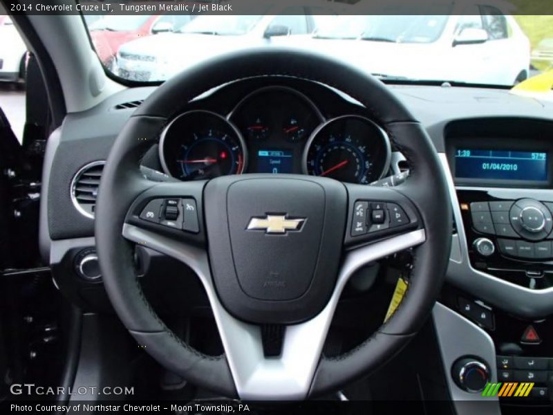 Tungsten Metallic / Jet Black 2014 Chevrolet Cruze LT
