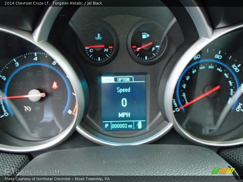 Tungsten Metallic / Jet Black 2014 Chevrolet Cruze LT