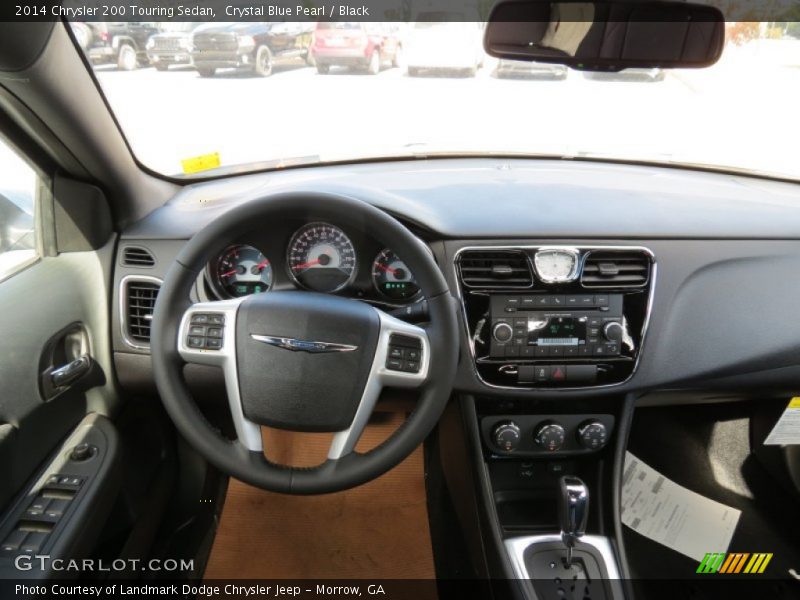 Crystal Blue Pearl / Black 2014 Chrysler 200 Touring Sedan