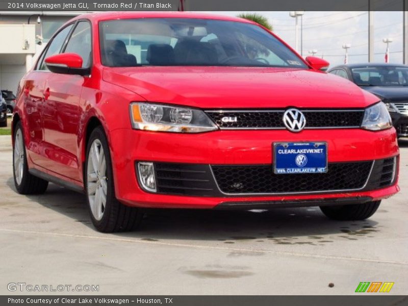 Tornado Red / Titan Black 2014 Volkswagen Jetta GLI