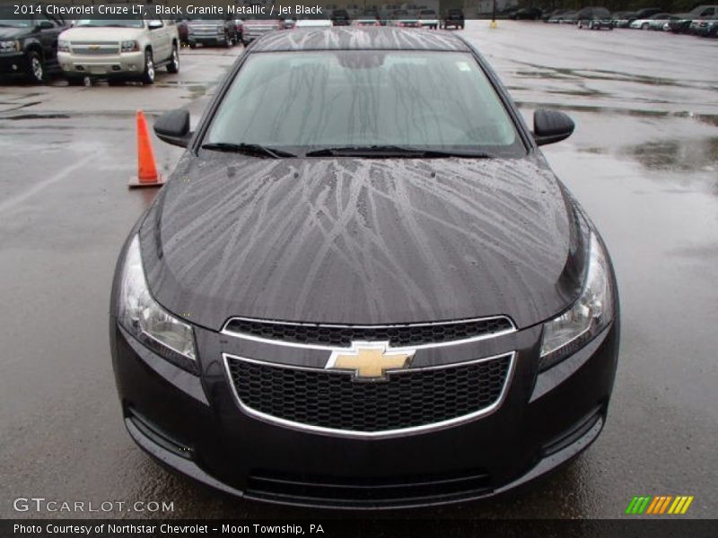 Black Granite Metallic / Jet Black 2014 Chevrolet Cruze LT