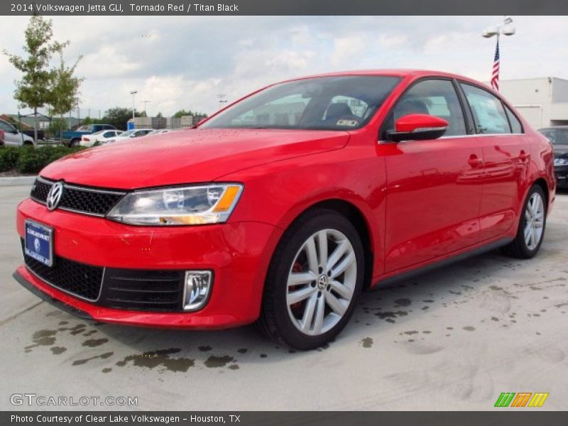 Tornado Red / Titan Black 2014 Volkswagen Jetta GLI