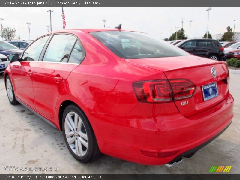Tornado Red / Titan Black 2014 Volkswagen Jetta GLI