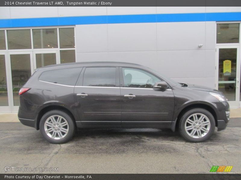 Tungsten Metallic / Ebony 2014 Chevrolet Traverse LT AWD