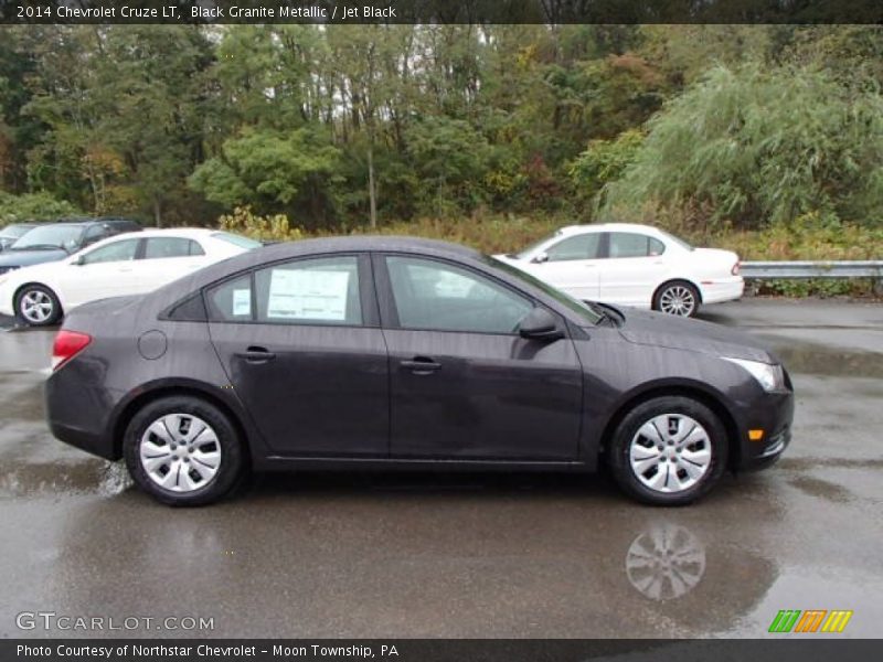 Black Granite Metallic / Jet Black 2014 Chevrolet Cruze LT