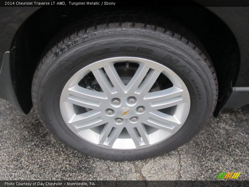 Tungsten Metallic / Ebony 2014 Chevrolet Traverse LT AWD