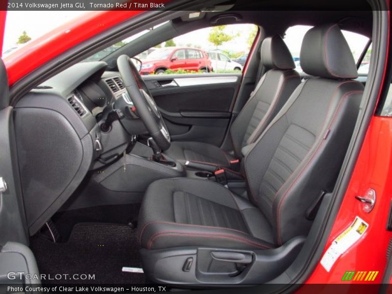 Tornado Red / Titan Black 2014 Volkswagen Jetta GLI
