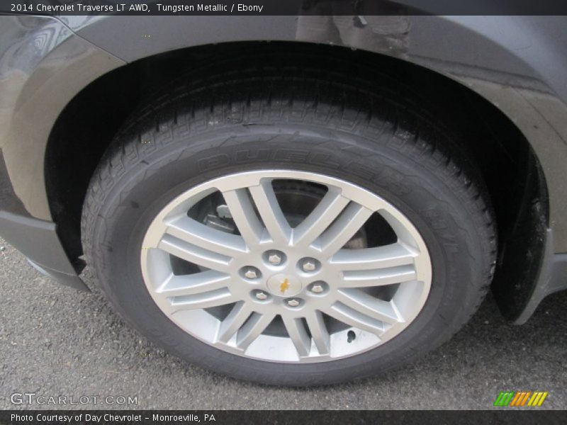 Tungsten Metallic / Ebony 2014 Chevrolet Traverse LT AWD