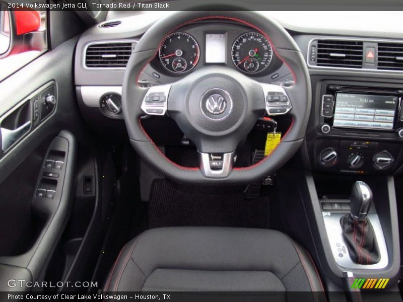 Tornado Red / Titan Black 2014 Volkswagen Jetta GLI