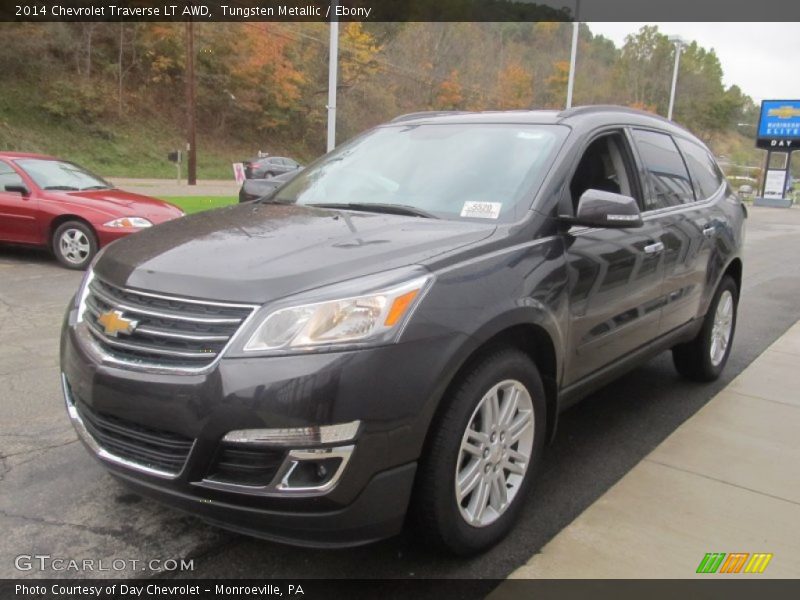 Tungsten Metallic / Ebony 2014 Chevrolet Traverse LT AWD