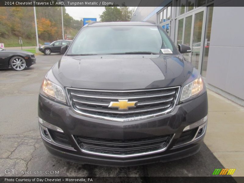Tungsten Metallic / Ebony 2014 Chevrolet Traverse LT AWD