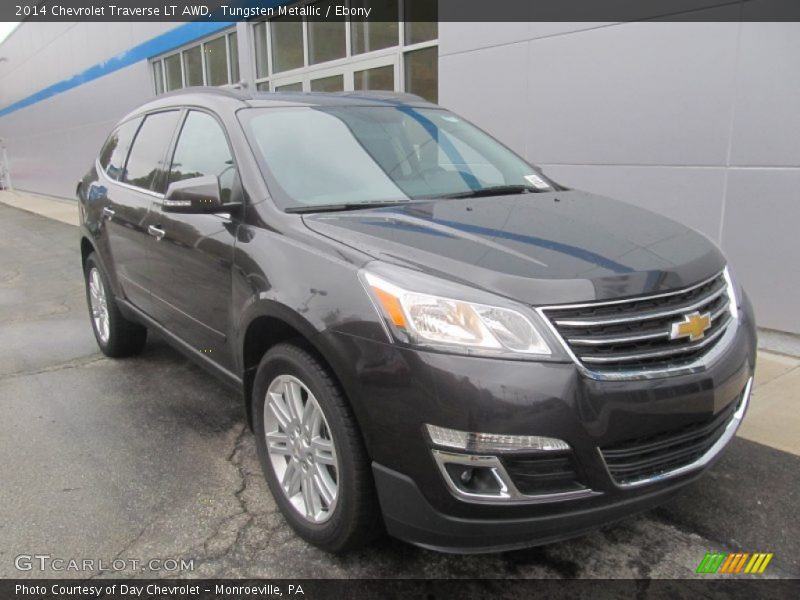 Tungsten Metallic / Ebony 2014 Chevrolet Traverse LT AWD