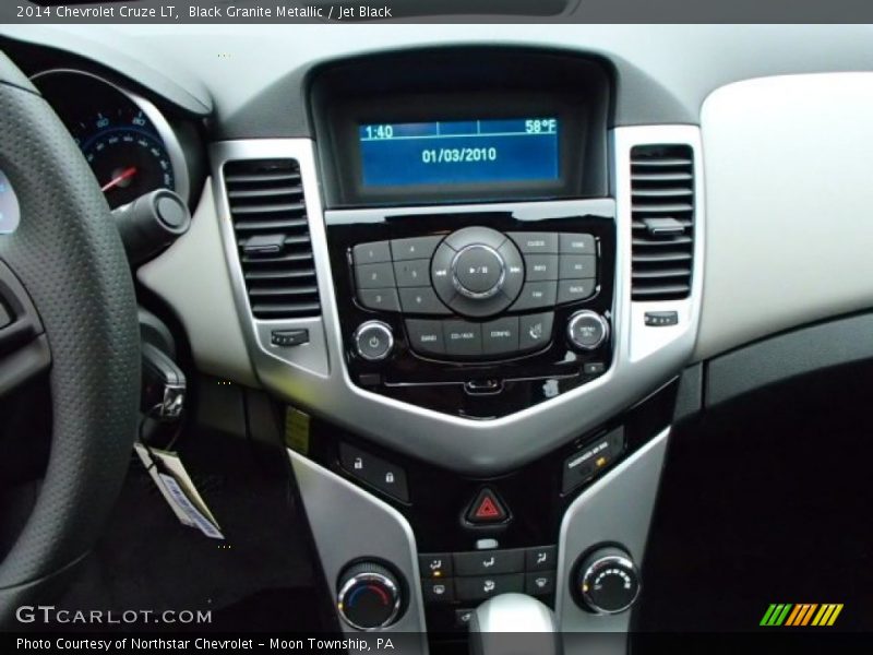Black Granite Metallic / Jet Black 2014 Chevrolet Cruze LT