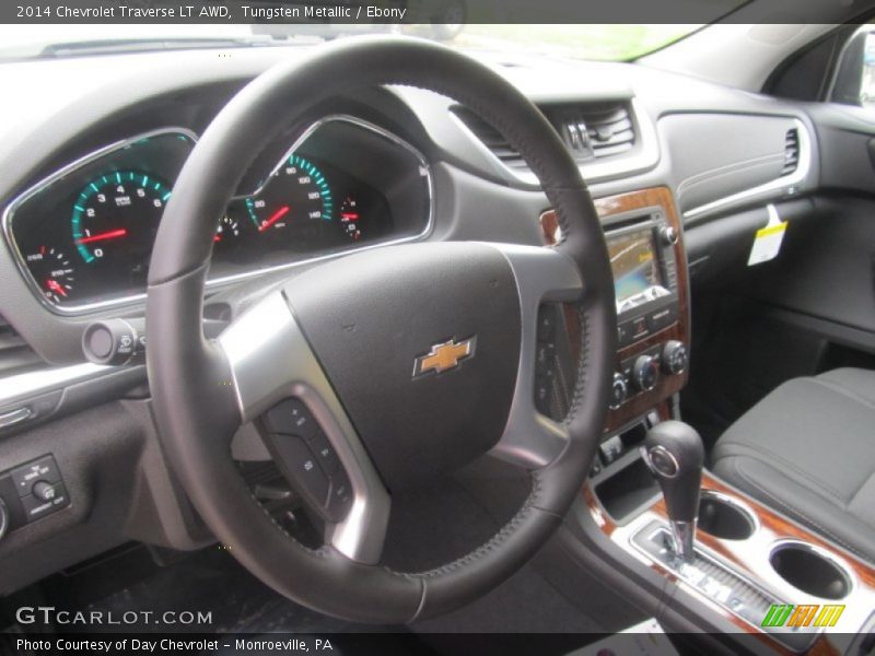 Tungsten Metallic / Ebony 2014 Chevrolet Traverse LT AWD