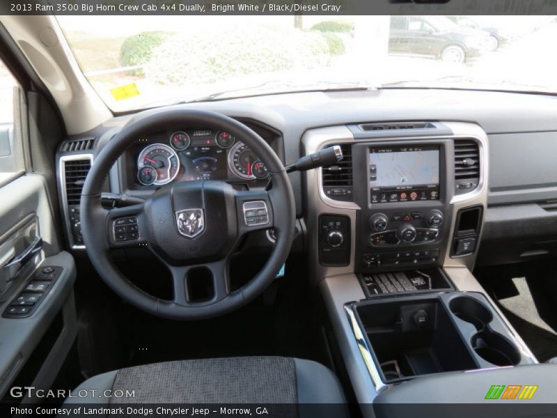 Dashboard of 2013 3500 Big Horn Crew Cab 4x4 Dually